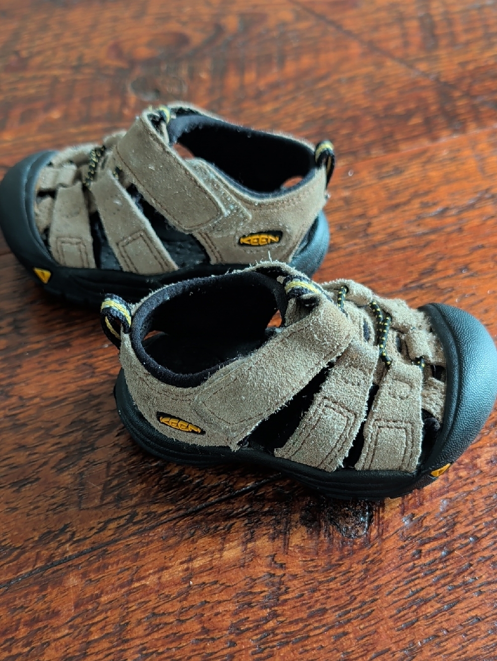 Keen Baby Newport Brown Suede Closed-Toe Sandals